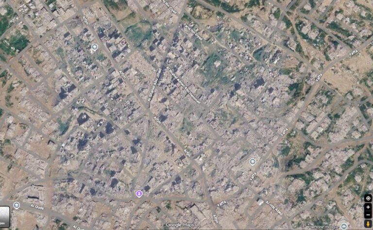 Nuevas imágenes en Google Maps muestran una Gaza arrasada por Israel