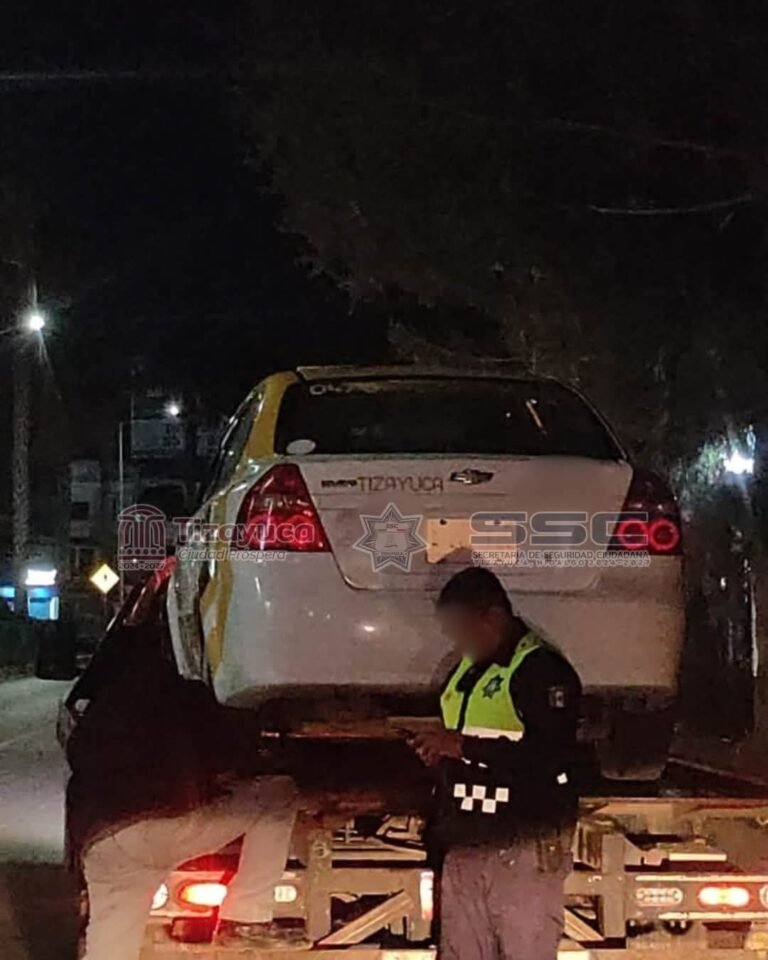 Atoraron a un taxista que manejaba en estado inconveniente 
