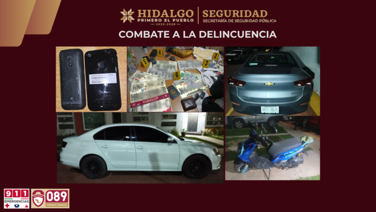SSPH desmantela local; clonaban identificaciones vehiculares 