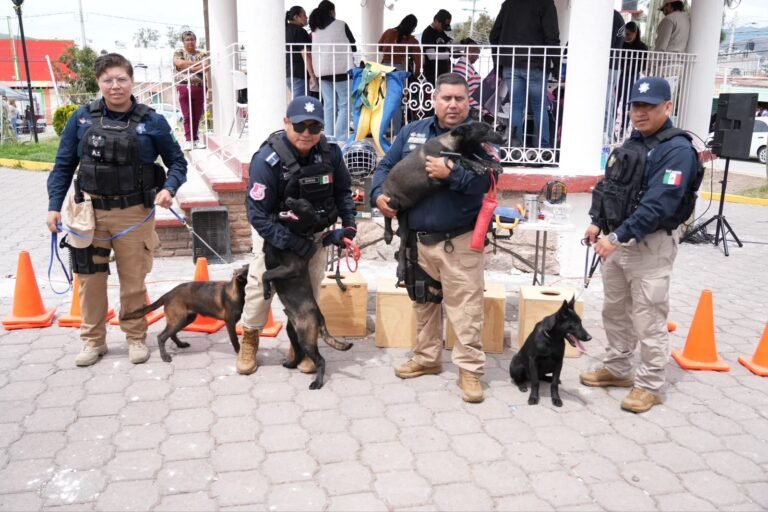 DESTACAN A LA DIRECCIÓN CANINA K9 DE MINERAL DE LA REFORMA 
