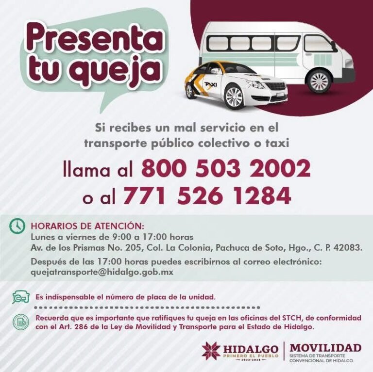 Taxis cobrarán hasta 133 pesos desde la Feria San Francisco Pachuca 2026