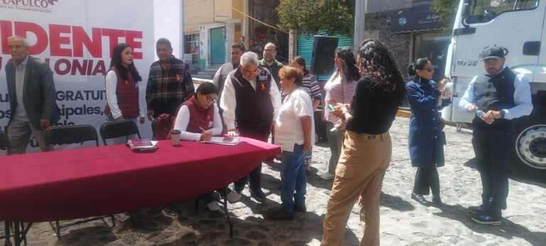  Alcalde de Tepeapulco, inicia su jornada de atención ciudadana “Presidente en tu Colonia”