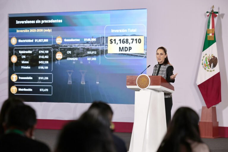 Invertirán 1.17 billones de pesos en plan energético hasta 2030