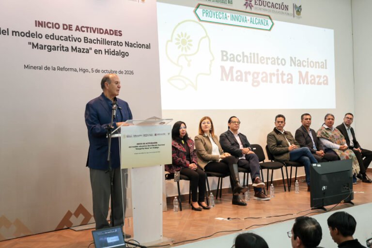 Hidalgo pone en marcha ocho planteles del Bachillerato Nacional “Margarita Maza” 