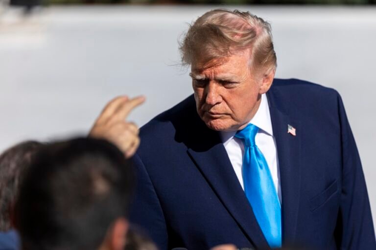 Trump dice que «todo saldrá bien», preguntado sobre Machado 