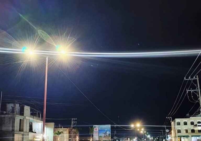 Bulevar Santa Catarina cuenta con un sistema de alumbrado renovado