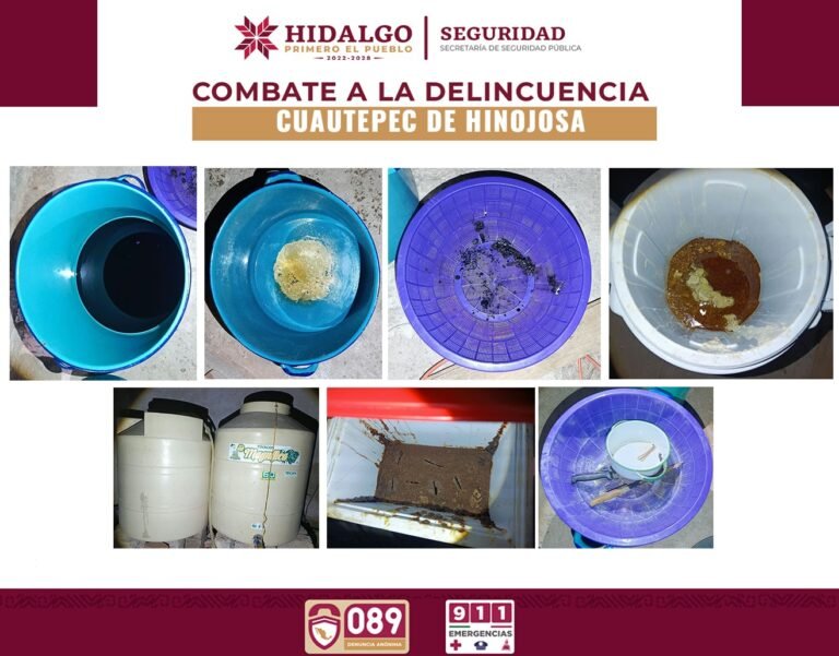 Descubren, aseguran e inhabilitan laboratorio de drogas y túnel