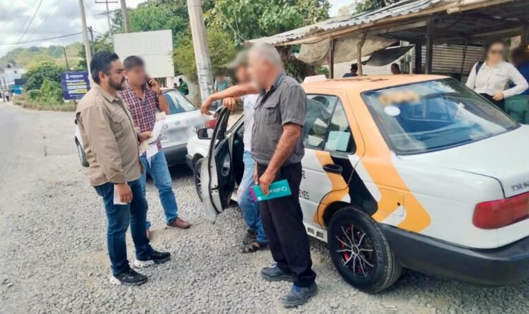 Supervisan unidades de transporte público