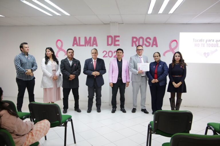 Impulsan cuarta edición de la jornada Alma de Rosa para detección oportuna de cáncer de mama