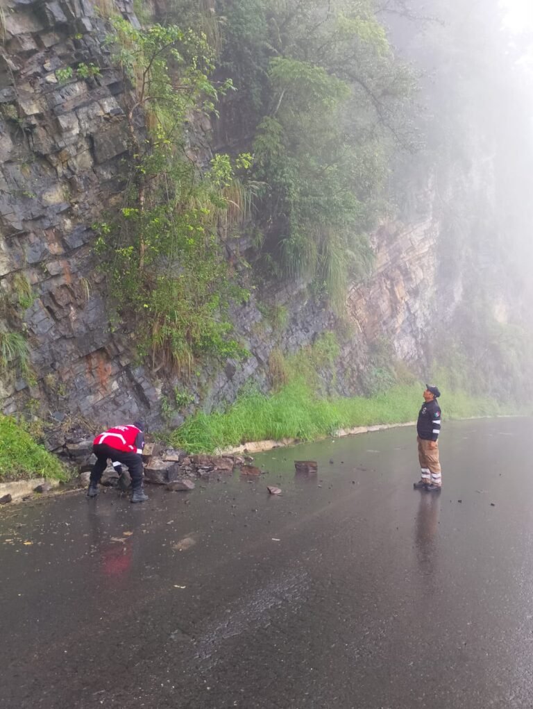 Protección Civil alerta por lluvias y bajas temperaturas en Hidalgo