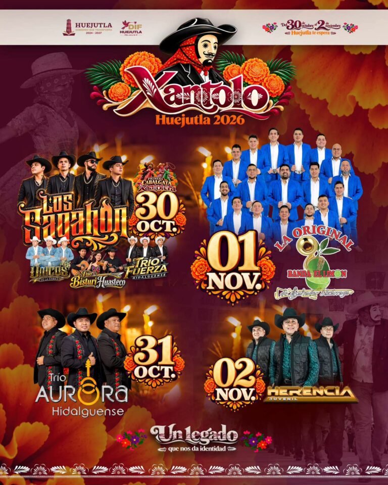 Presentan cartelera del Xantolo Huejutla 2026