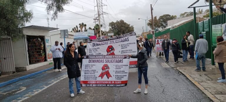 Trabajadores del IMSS se unen a las protestas nacionales