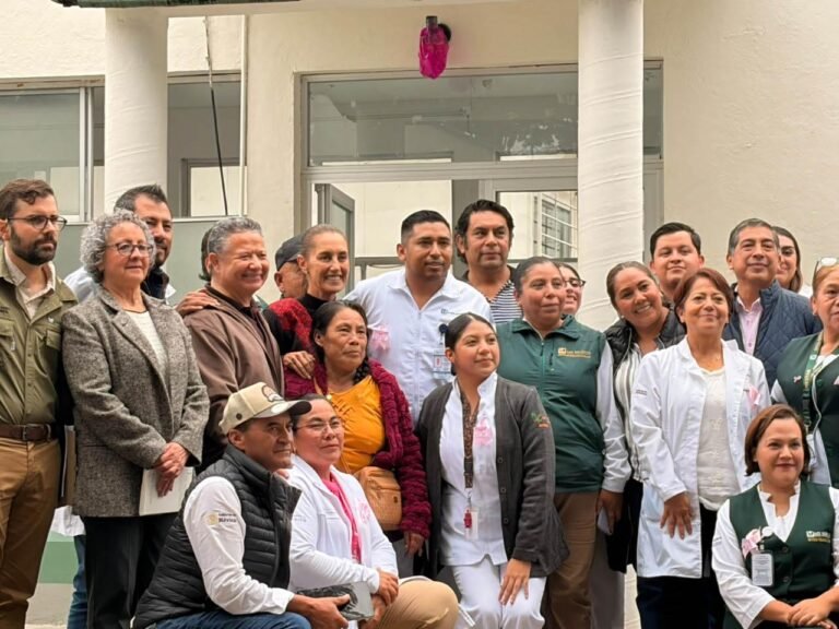 Sheinbaum y Menchaca supervisan centros de salud en Metztitlán