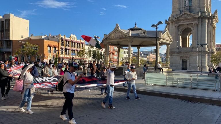 Protesta del sector salud