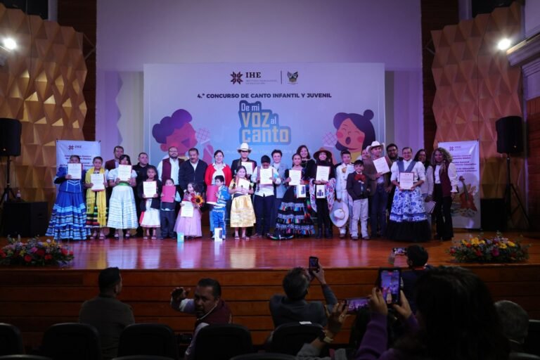 Premia IHE el talento estudiantil en el 4.º Concurso de Canto “De mi Voz al Canto”