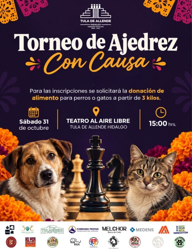 Realizarán torneo de ajedrez con causa
